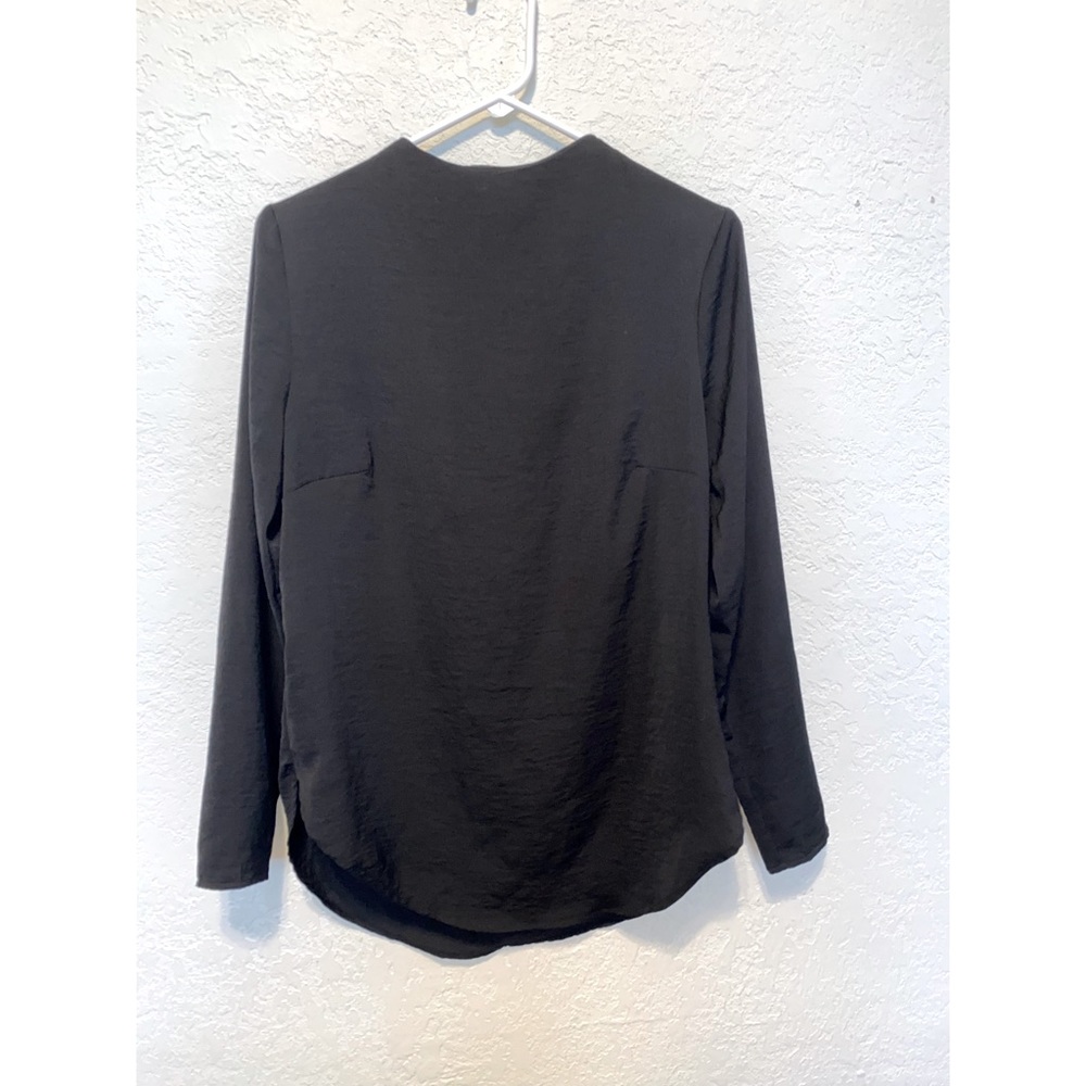 H&M long sleeve high neck black top size 8